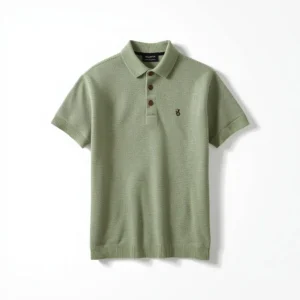 Knit Polo — Sage