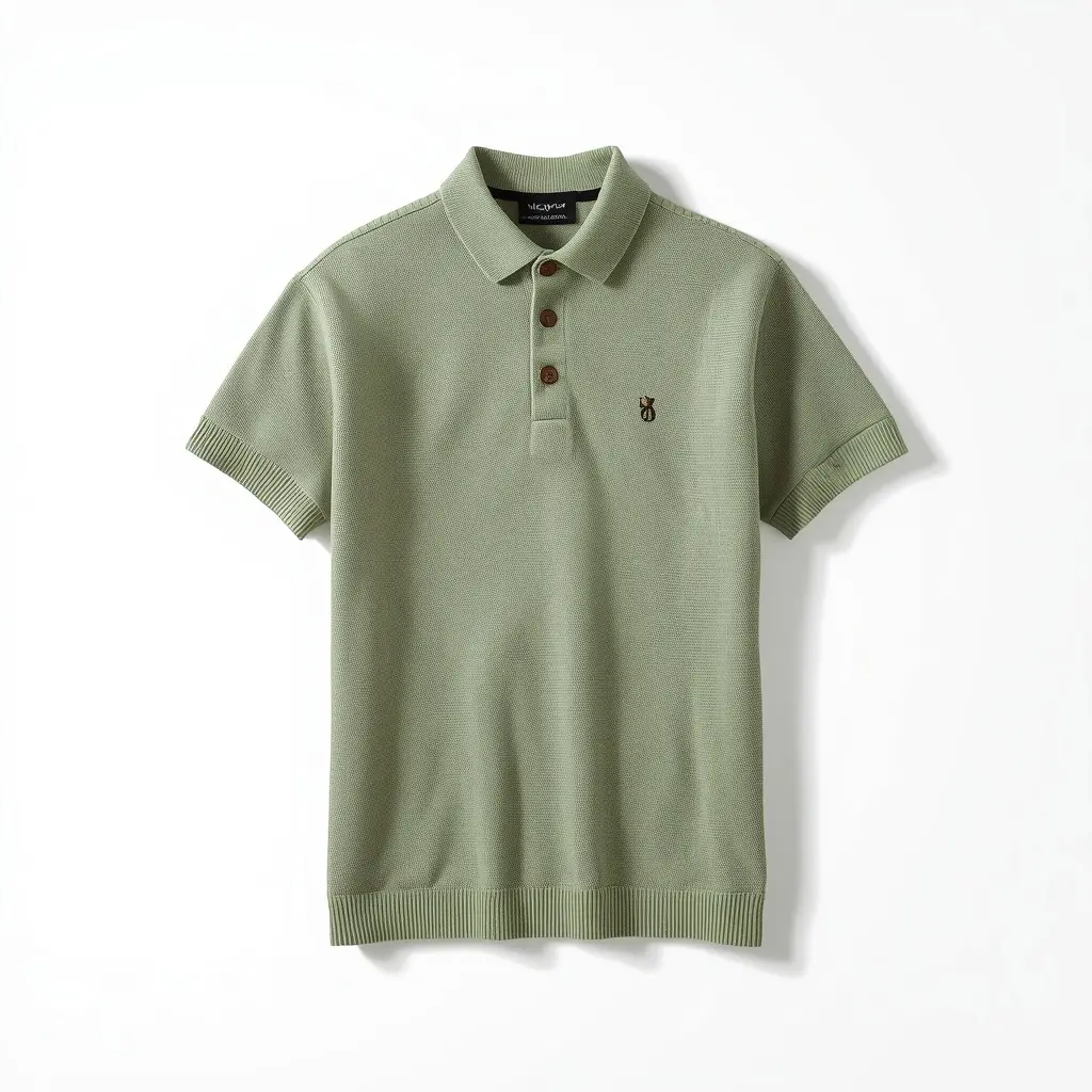 Knit Polo — Sage