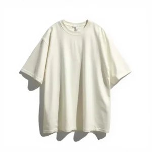 Oversized Cotton Tee — Ecru